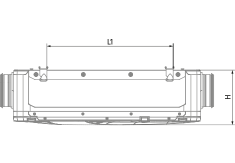 Blauberg Reneo D 180 L S21 - Dimensions