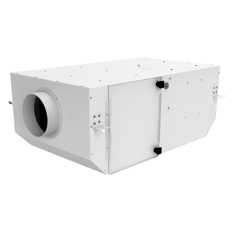 Blauberg Iso Box-F 150 G4/Carbon - Centrifugal inline fans with forward curved blades in sound-insulated casings with filters