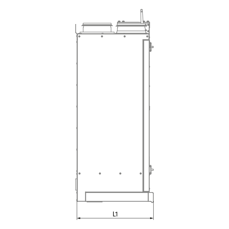 Blauberg KOMFORT Roto EC SKES 202 R S21 - Dimensions