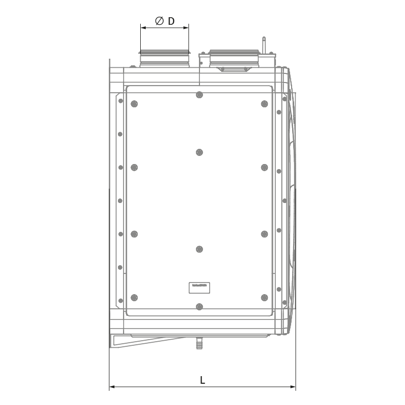 Blauberg Reneo S 401 L S21 - Dimensions