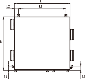Blauberg KOMFORT GLA D350 F - Dimensions