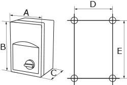 Blauberg CDR5E E5.0 TP - Dimensions