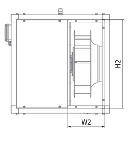 Blauberg Iso-VK 315 2E - Dimensions