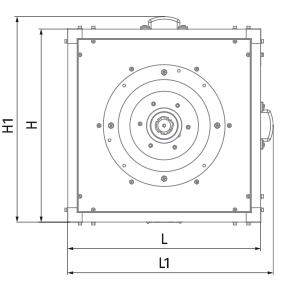 Blauberg Iso-VK 315 2E - Dimensions