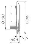 Blauberg WHM 100 D - Dimensions