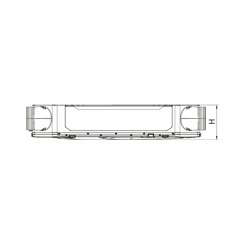 Blauberg Reneo-Fit D 150-E R S21 - Dimensions