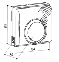 Blauberg KIT Aero-BW 100/40-1 - Dimensions