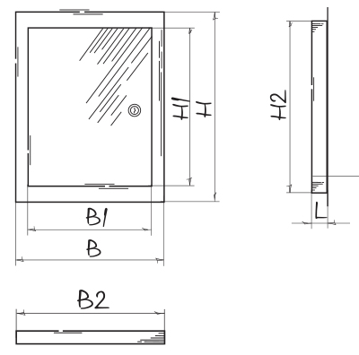 Blauberg RTMV 150х300 - Dimensions