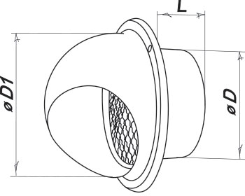 Blauberg Decor S 162 HK - Dimensions