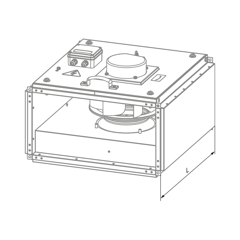 Blauberg Box-I EC 40x20-1 max  - Dimensions