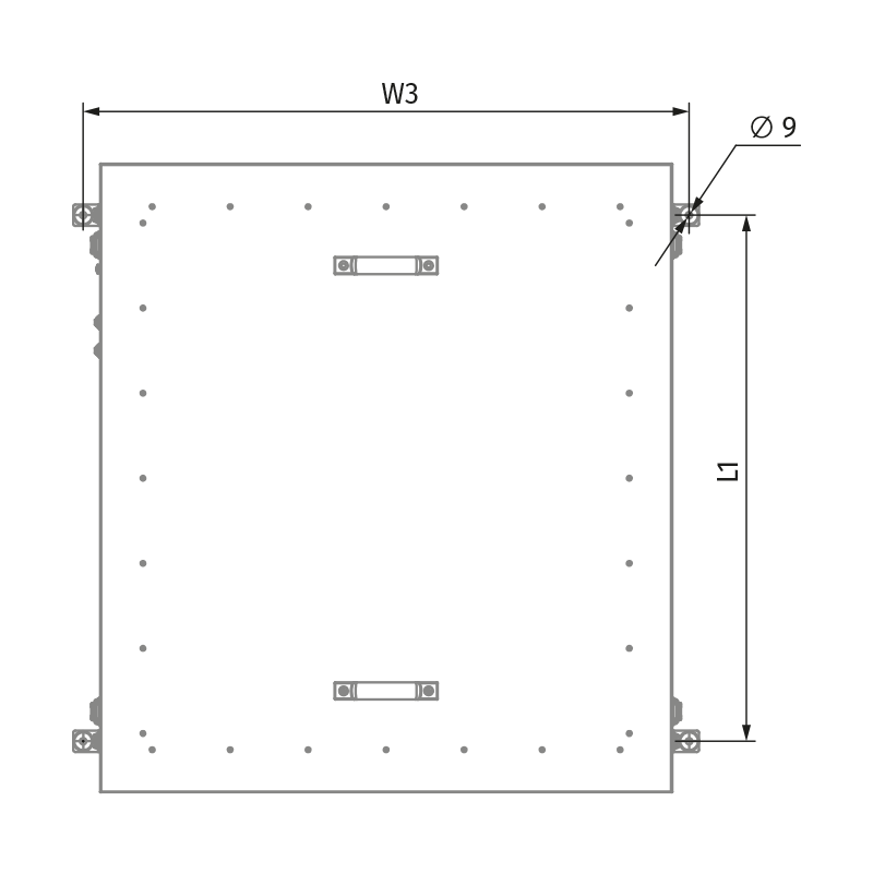 Blauberg Box-I EC 80x50-3  - Dimensions