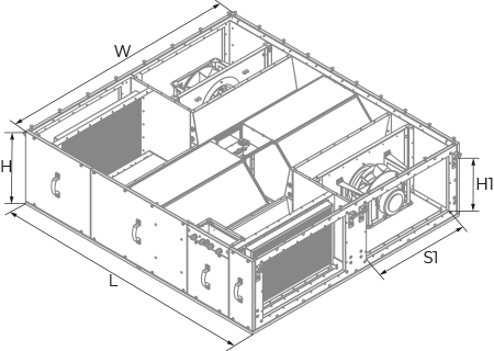 Blauberg BlauAIR CFP 500 - Dimensions