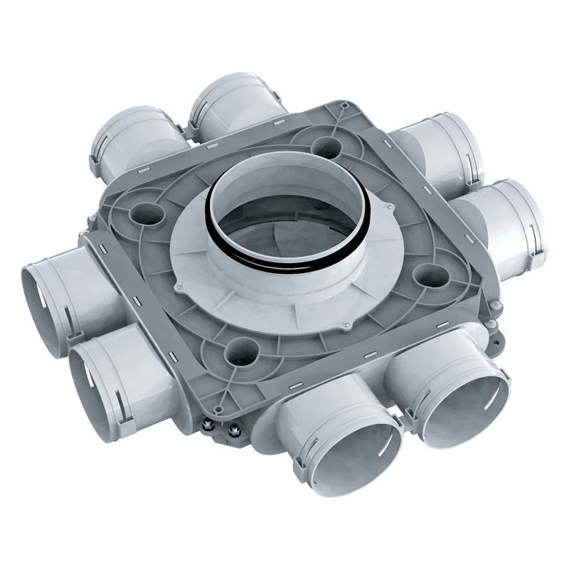 Series Blauberg BlauFast SR 90x8 50P - System 90 - Radial ductwork