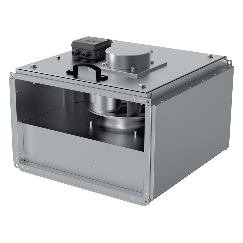 Blauberg Box-I EC 80x50-3  - Centrifugal inline fans with backward curved blades in sound-insulated casings with EC-motors