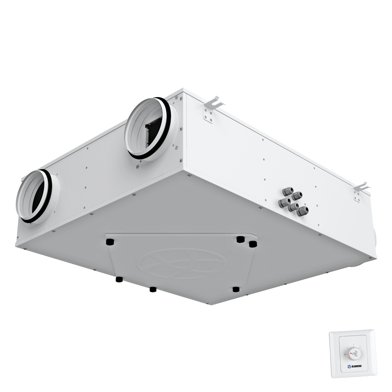 Blauberg KOMFORT ERV D 200 L S3 - Suspended heat and energy recovery air handling units