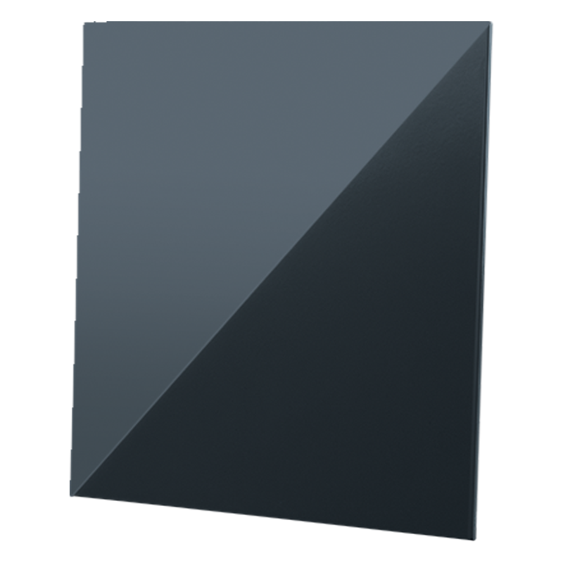 Blauberg DPO 100/180 Glas Black - Design Konzept System panels are the finishing touch of your home's ventilation design