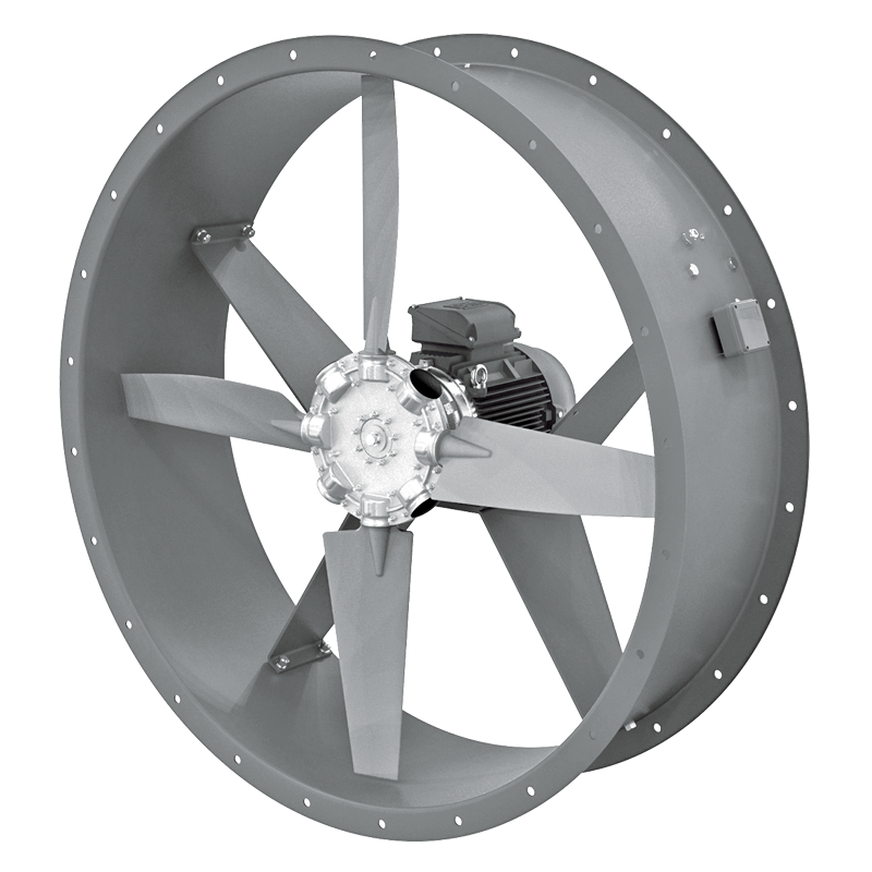 Series Blauberg Axis-P 1400/1600 - Medium pressure axial fans - Medium pressure and smoke extraction axial fans