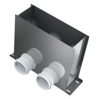 System 75 - Radial ductwork - Series Blauberg BlauFast RPF 300x100/75x2 M