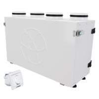 Vertical Units - Crossflow residential AHU - Blauberg KOMFORT Ultra EC S2 300-H S2 white