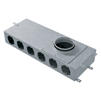 System 90 - Radial ductwork - Series Blauberg BlauFast SR 160/90x10 03
